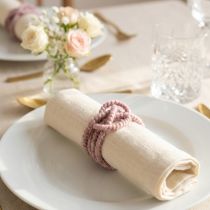 gjenstander Ulsnor med rosa og gulltråd, 5m x 5mm med ståltråd, til dekorasjon og håndarbeid