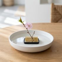 gjenstander Hedgehog Kenzan rektangulær sølv messing 50×35mm