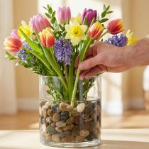 gjenstander River Pebbles Naturlig Lys og Mørk 3-6cm 1kg