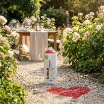 gjenstander Markeringsspray i rød krittmalingsspray Montana 400ml