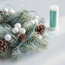 gjenstander Deco wire Ø0,30mm 30g/50m isblå