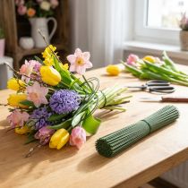 gjenstander Gerberatråd blomstertråd grønn 1,0/500 mm 2,5 kg
