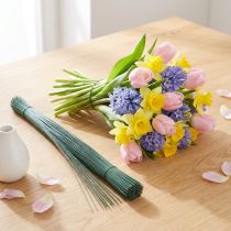 gjenstander Plugg-tråd grønn håndverkstråd blomsterbutikktråd Ø0,4mm 40cm 1kg