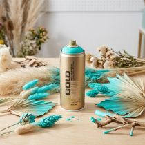 gjenstander Fargespray Turkis Malingsspray Fluo Neon Spray Cyan 400ml