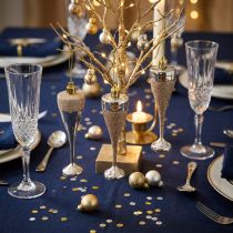 gjenstander Champagneglass for å henge lys gull 10cm 8stk