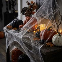 gjenstander Halloween-dekorasjon spindelvev 70×100 cm 150 g