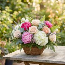 gjenstander Skål blomsteroppsats våt blomsterskum H6cm Ø14cm 4 stk