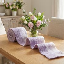 gjenstander Filtbånd Franzi ullfilt ullbånd lilla 2-farget 15cm 4m