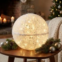 gjenstander Deco Ball Wire Ball Deco Ball Hvit to halvdeler Ø40cm