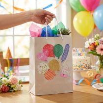 gjenstander Gavepose “Happy Birthday” bursdagspose papir 26×14×36cm 2stk
