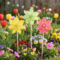 gjenstander Hagemølledekorasjon for plassering i blomsterbed, 47 cm, 3 stk.