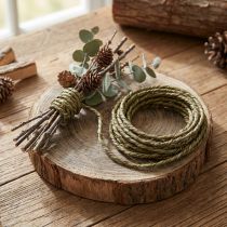gjenstander Wire Rustic Grønne smykker wire craft wire rustikk 3-5mm 3m