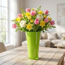 gjenstander Vase “Fizzy” Ø20cm H35cm eplegrønn 1 stk