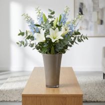gjenstander Vase "Fizzy" platinagrå Ø28,5cm H45cm 1 stk