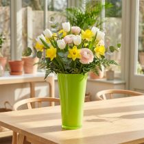 gjenstander Vase "Fizzy" Ø16cm H27cm Eplegrønn 1 stk