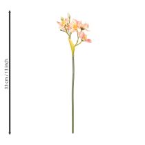 gjenstander Dekorativ blomstrende gren peruansk lilje for tidløse arrangementer, 33 cm, 6 stk.