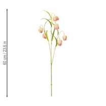 gjenstander Kunstig fritillariablomst, delikat dekorasjon for oppholdsrom, 60 cm, 3 stk.