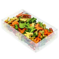 gjenstander Dekorativ fugl og sommerfugl trestrø dekorasjon fargerik 2cm 144 stk