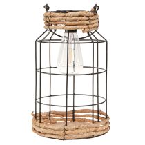 gjenstander Hagelys Solar Metall Sort Natur Ø18cm H29cm