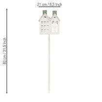 gjenstander Opplyst hus, koselig dekorasjon for en festlig atmosfære i stuen, 80 cm