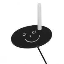 gjenstander Planteetiketter, hagepinner i tre, svarte, 19 cm, 12 stk - hagepinner, urtepinner