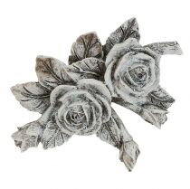 gjenstander Rose til gravdekorasjon polyresin 10cm x 8cm 6 stk