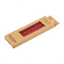 gjenstander Vridde lys spirallys rosa Ø1,4cm H18cm 4stk