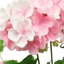 gjenstander Geranium kunstig blomst Rosa geranium busk kunstig 7 blomster H38cm