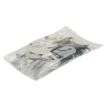 gjenstander Gavelapp "Godt nyttår" sølv 8×3,5cm 50stk