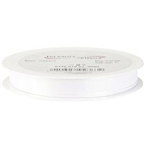 gjenstander Gavebånd dekorativt bånd taftbånd hvitt 15mm 50m