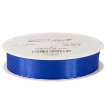 gjenstander Gavebånd, dekorativt bånd, taftbånd, mørkeblått, 25 mm × 50 m