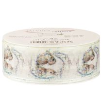 gjenstander Gavebånd påskebånd kaniner 40mm 18m