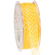 gjenstander Prikkete gavebånd, perfekt finish for gavepakker og gaveesker, 1,5 cm bredt, 20 m langt