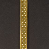 gjenstander Prikkete gavebånd, perfekt finish for gavepakker og gaveesker, 1,5 cm bredt, 20 m langt