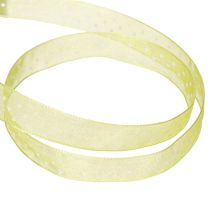 gjenstander Bånd med prikker til dekorativ gaveinnpakning, 1,5 cm bredt, 20 m langt