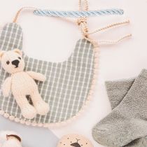gjenstander Gavepose til babygutt - Ideell for babygaver ved fødsel - 23 cm - 2 stk.