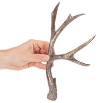 gjenstander Kunstige dekorative gevir, rustikk julepynt, 29 cm, 2 stk.
