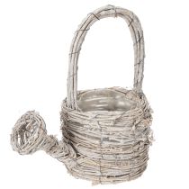 gjenstander Dekorativ vannkanne i et smakfullt vevd design for elegant hjemmeinnredning, 26 cm