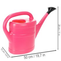 gjenstander Rosa vannkanne, 5 l