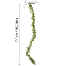 gjenstander Kunstig grankrans for dører og vinduer, 200 cm