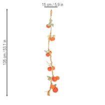 gjenstander Kunstig tomatgirlander, dekorativ slyngplante, naturtro stuedekor, 135 cm