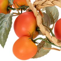gjenstander Kunstig tomatgirlander, dekorativ slyngplante, naturtro stuedekor, 135 cm