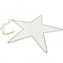 gjenstander Metal Star Mesh Deco Star Metal Deco Gold Ø57cm