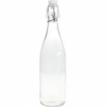 gjenstander Dekorativ flaske flaske vase lysestake i glass H27cm 2stk