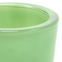 Glasskrukke Ø7,8cm H8cm mintgrønn