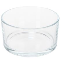 gjenstander Klar glassbolle, liten bolle for allsidig glassdekorasjon, blomster, sukkulenter og lys, 13 cm
