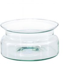 Glassskål dekorativ skål glass svømmeskål Ø16cm H8cm