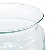 gjenstander Glassskål dekorativ skål glass flytende skål Ø16cm H8cm