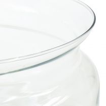 gjenstander Glassskål svømmeskål dekorativ skål glass Ø24cm H10cm