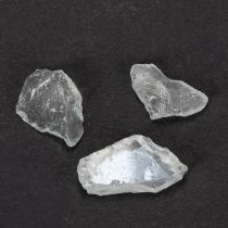 gjenstander Glasssteiner 25mm - 35mm naturlige farger 2kg